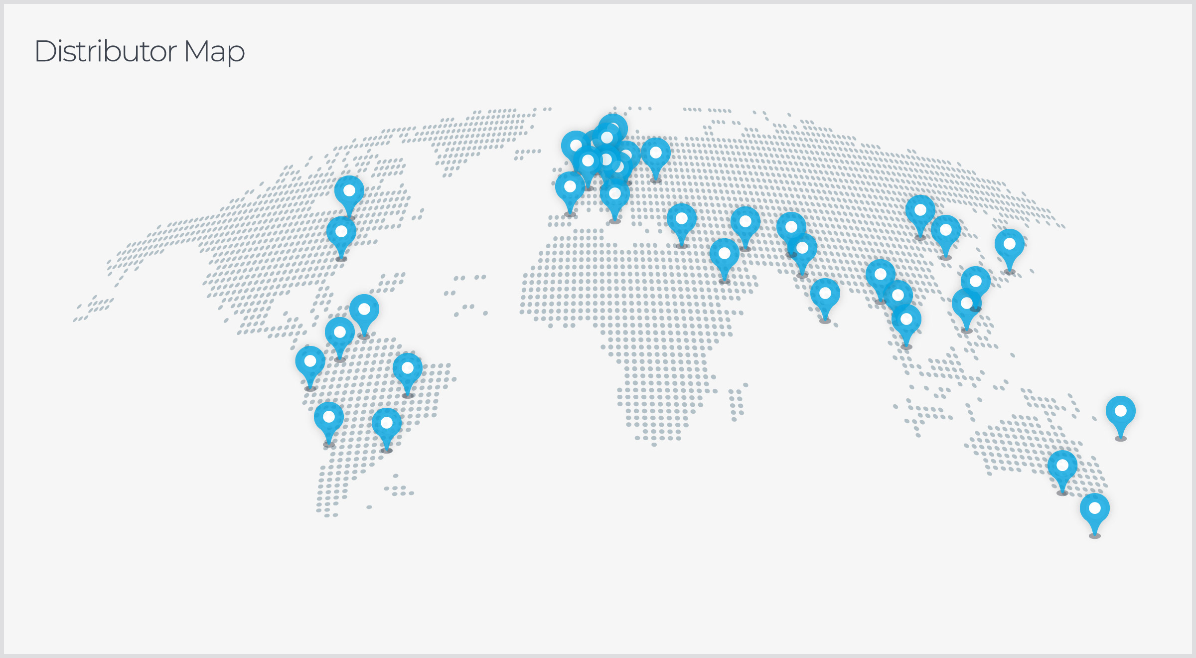 Biggest Global Market Share -Over 50%-